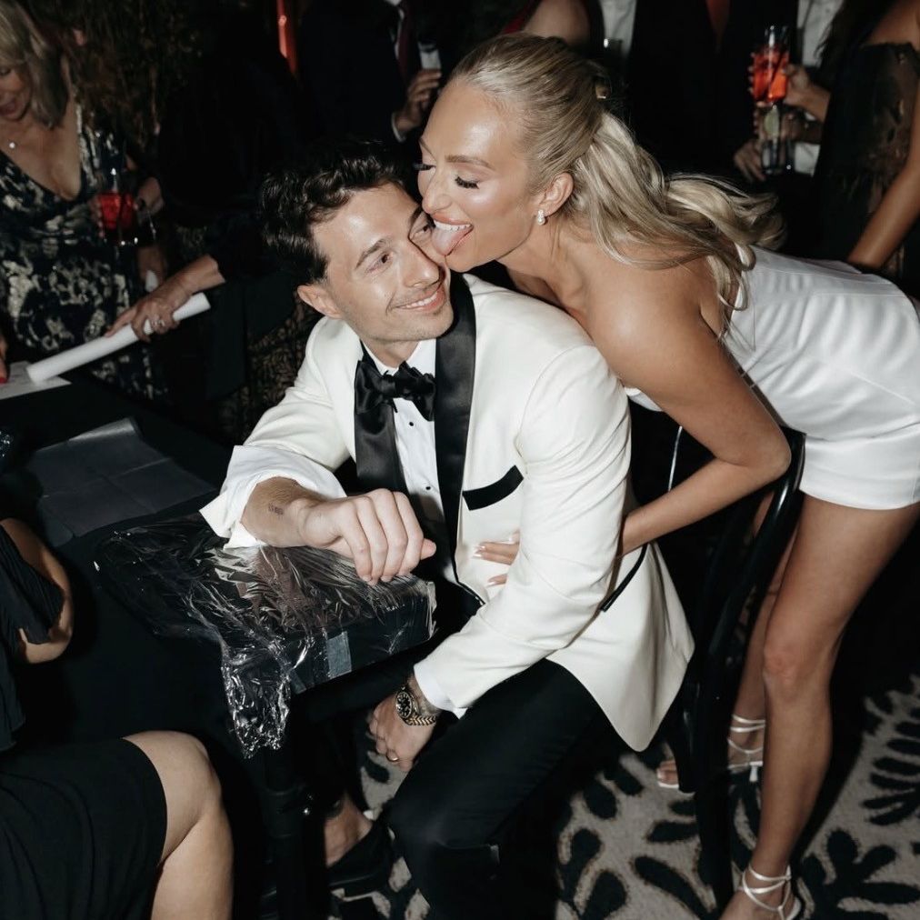 bride and groom afterparty
