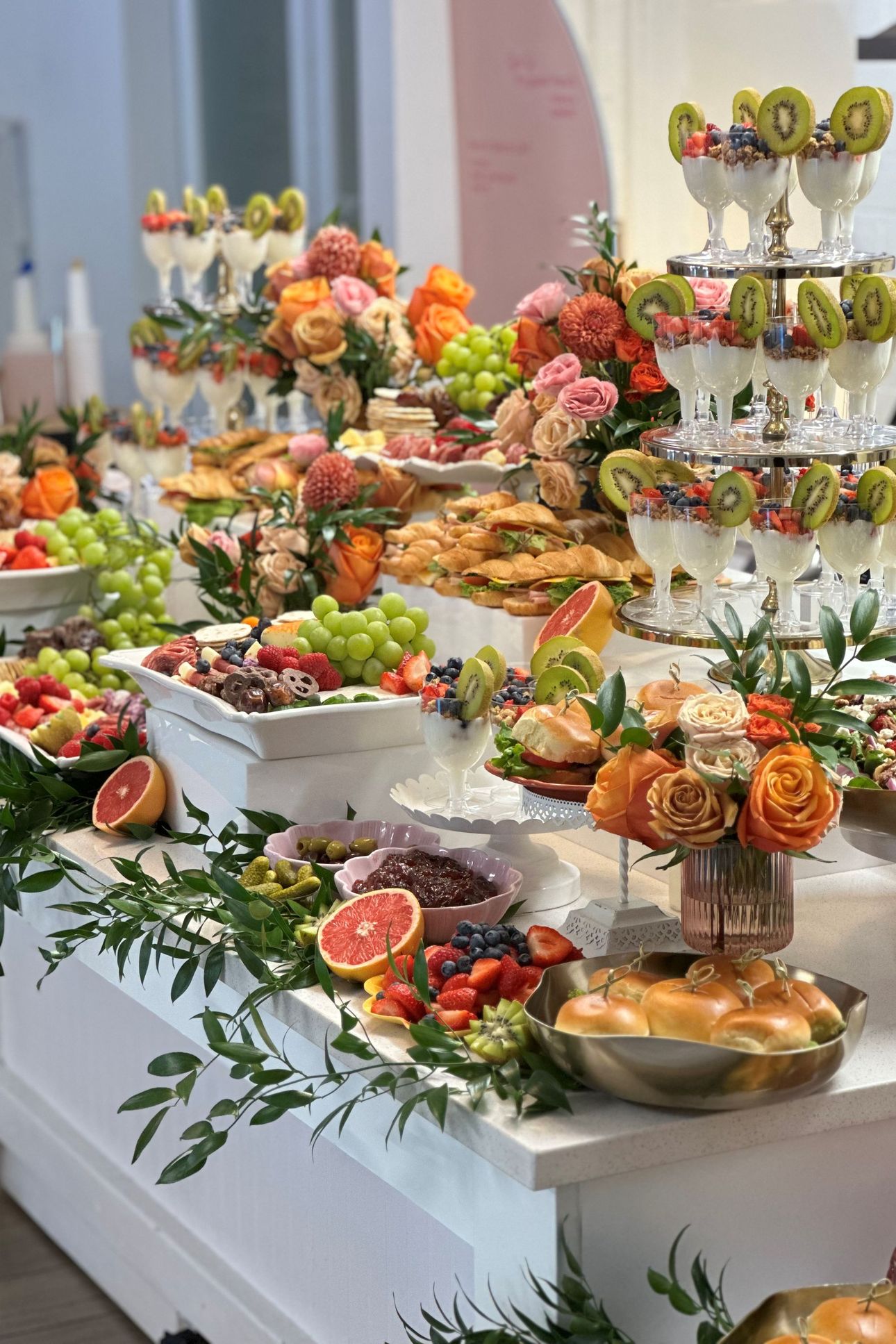 Catered food images from Y|A Catering