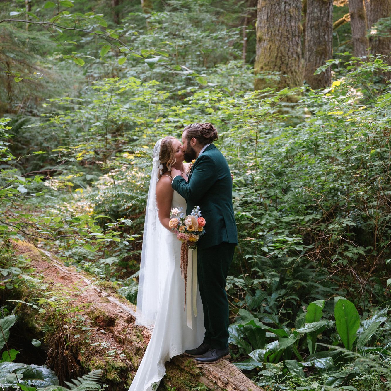 Natasha and will walk the wooded grounds of their Wedding Day