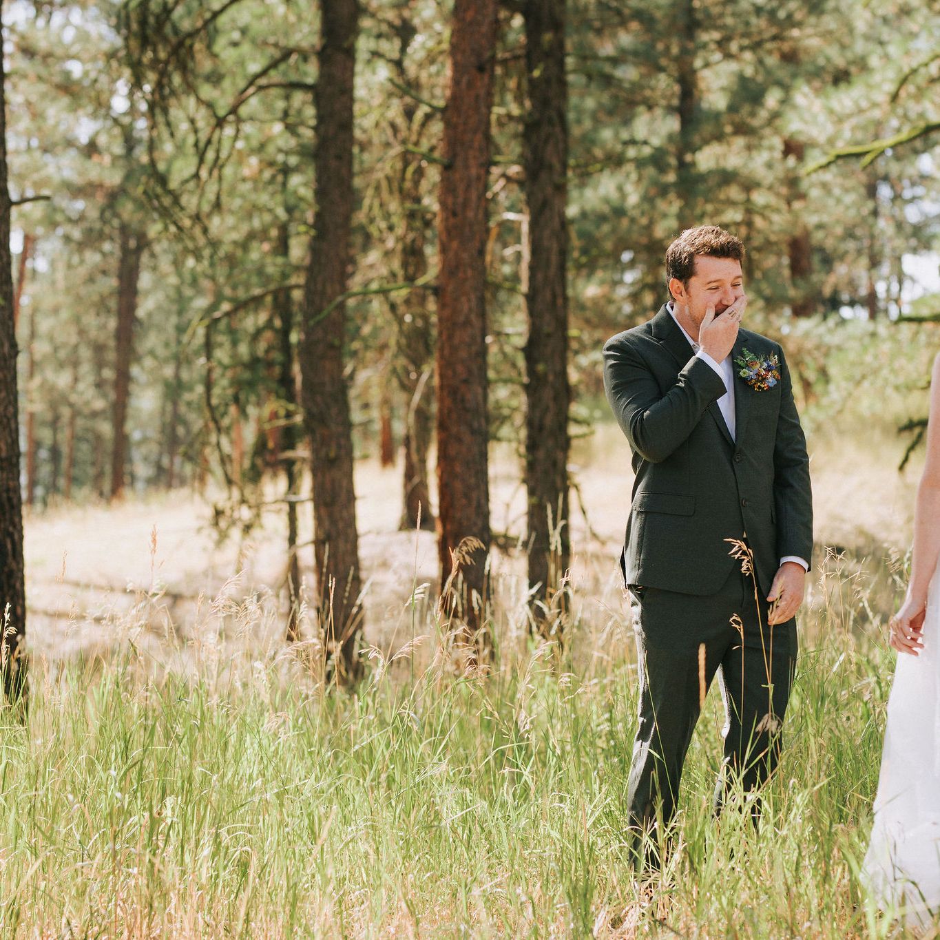 Extravagant and organic florals are rustic and romantic in this woodsy fairytale weddings at Ochoco Forest Camp