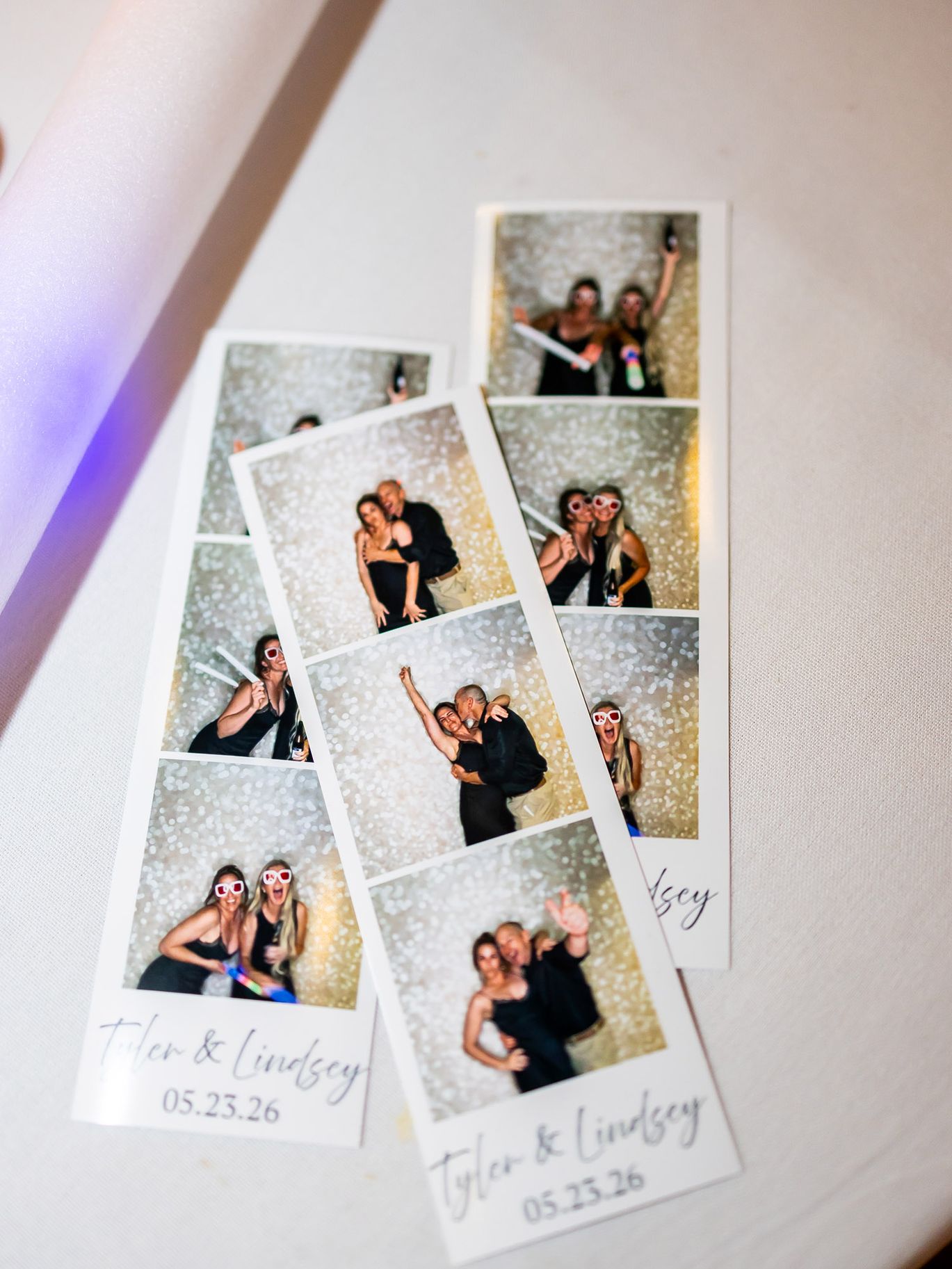 Kloos Wedding, AZB, Photo Booth Strips