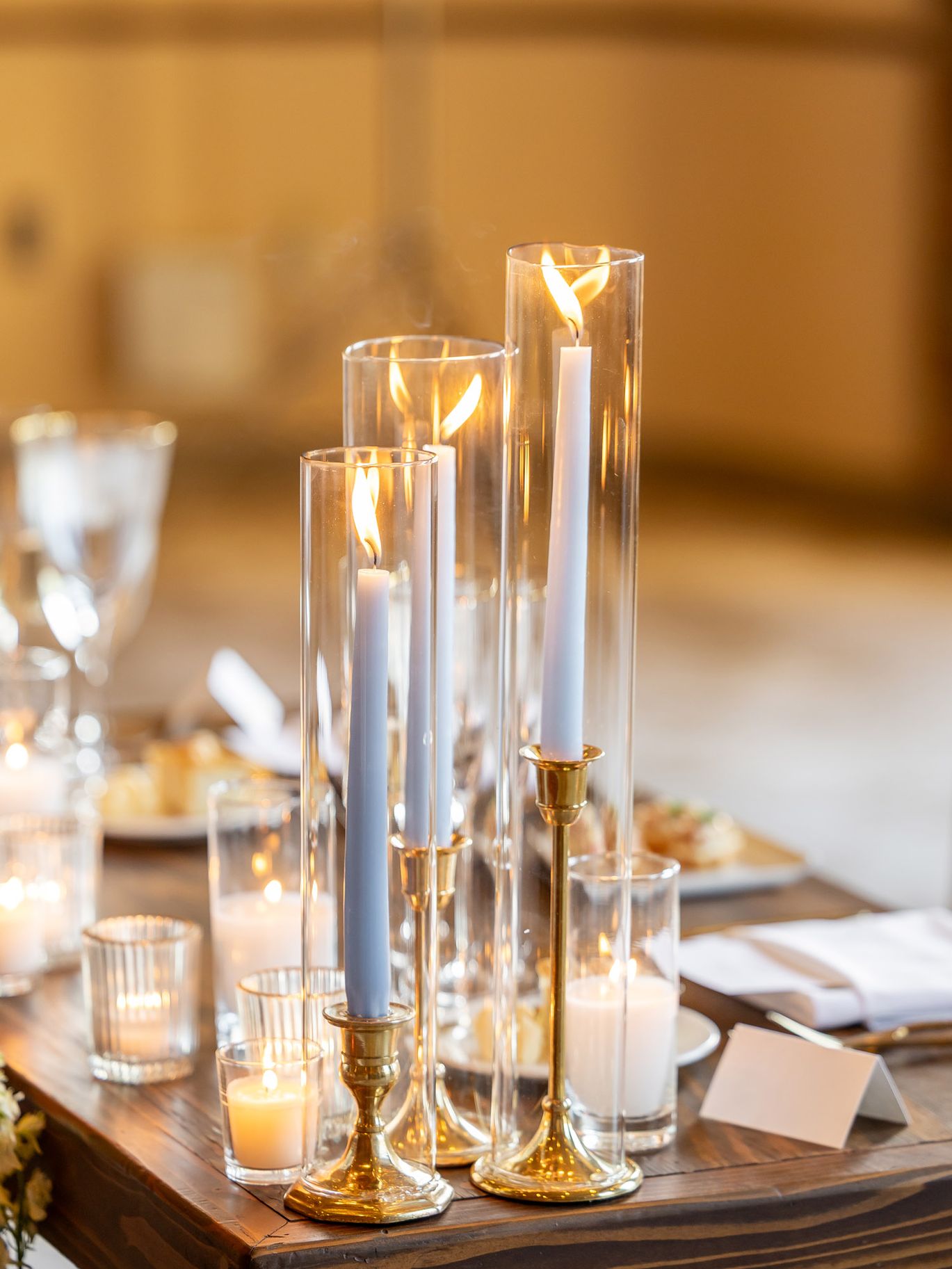 Kloos Wedding, AZB, Taper Votive Candles