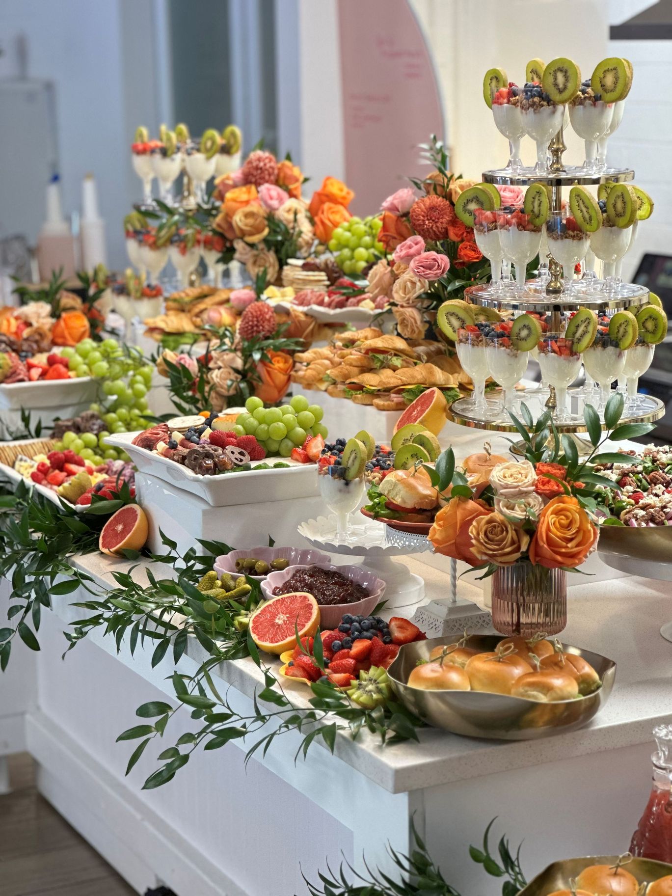 Catered food images from Y|A Catering