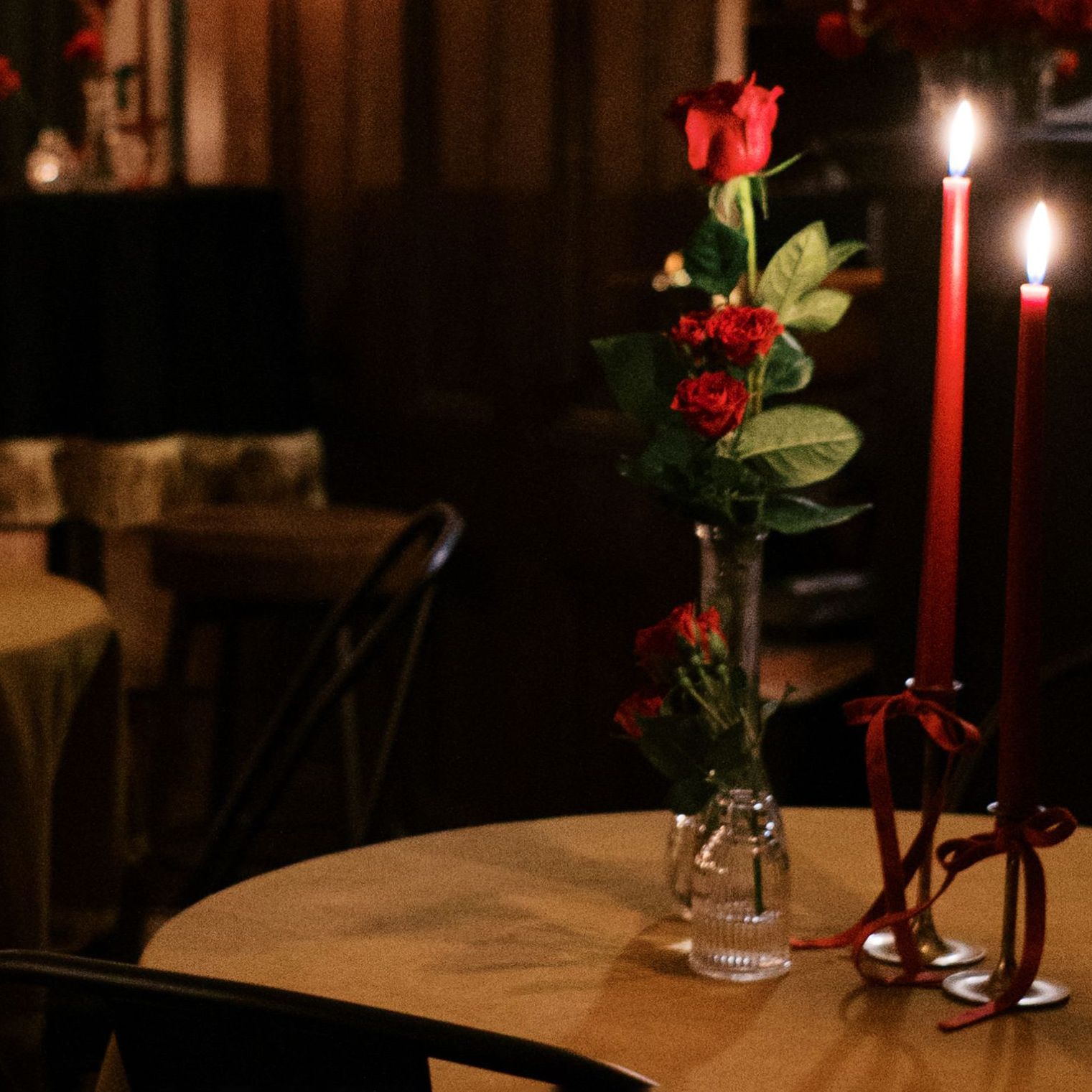 Interior of Tipsy Society's speakeasy