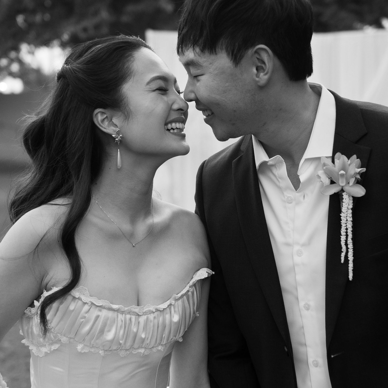 happily ever bride and groom