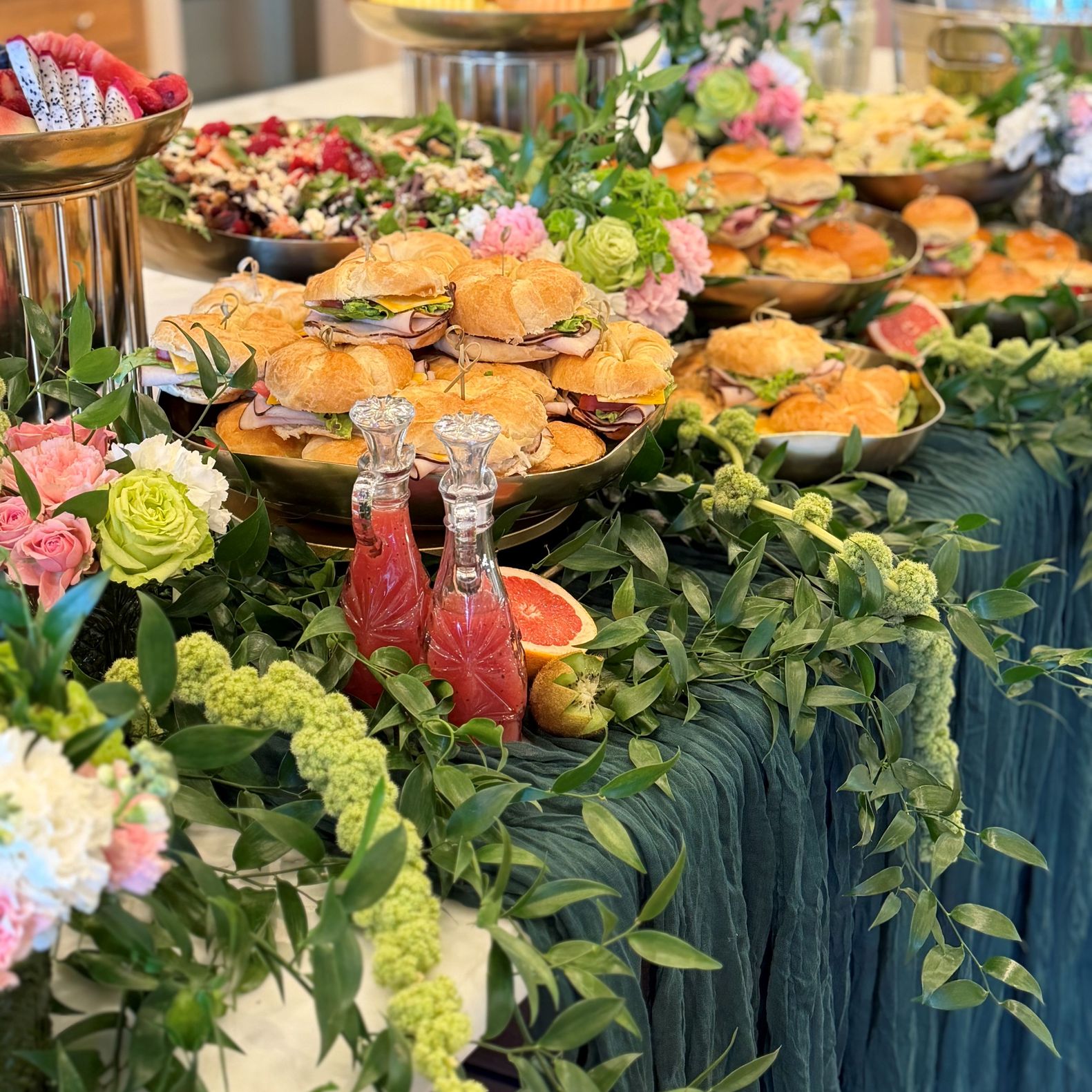 Image of food display for Y|A Catering