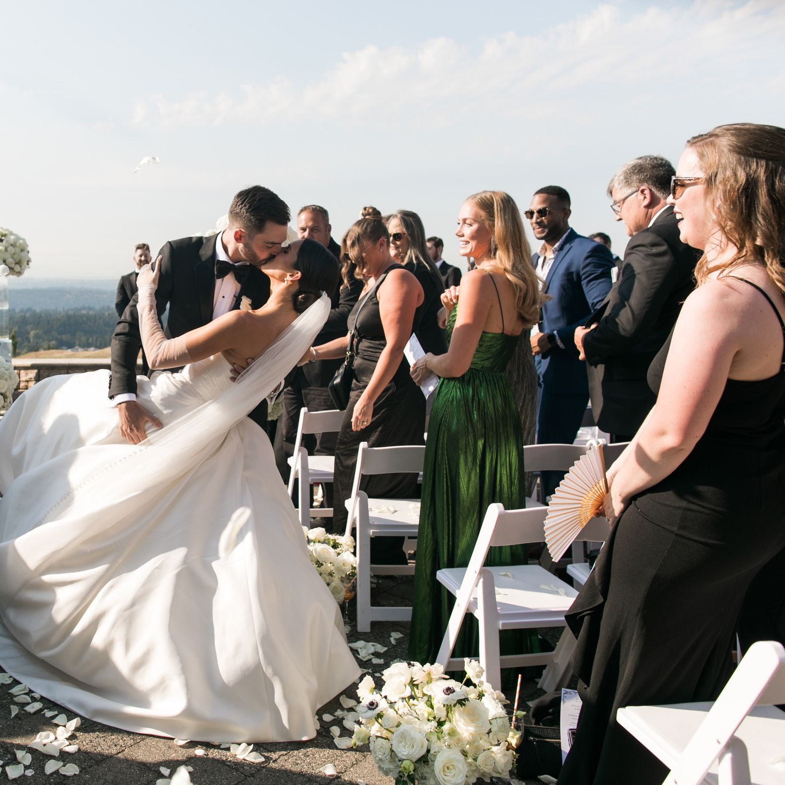 Jordan Dips Kylie and they Share a Kiss at the End of the Aisle