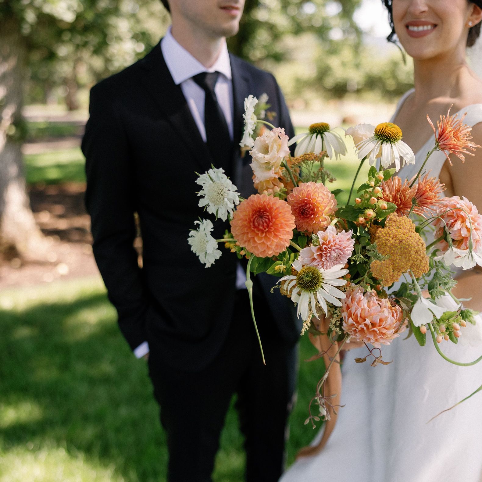 Whimsical and Colorful Florals Featured in Jessica and Josh's Wedding at Scholls Valley Lodge