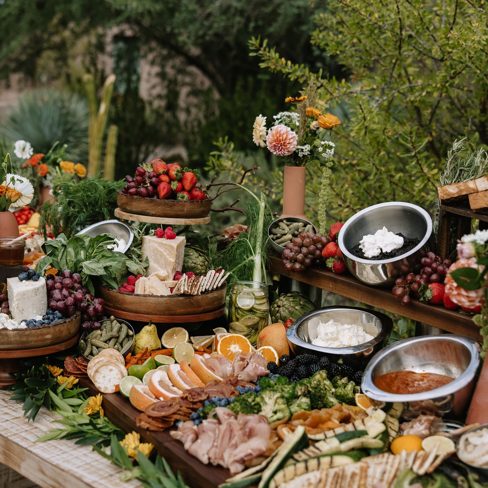 Food Centered Styled Shoot at Desert Botanical Gardens in Phoenix