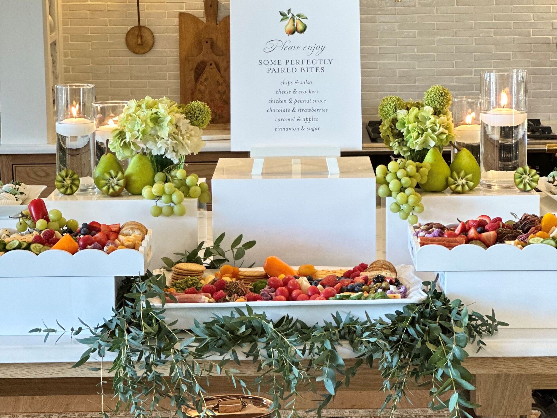 Catered food images from Y|A Catering