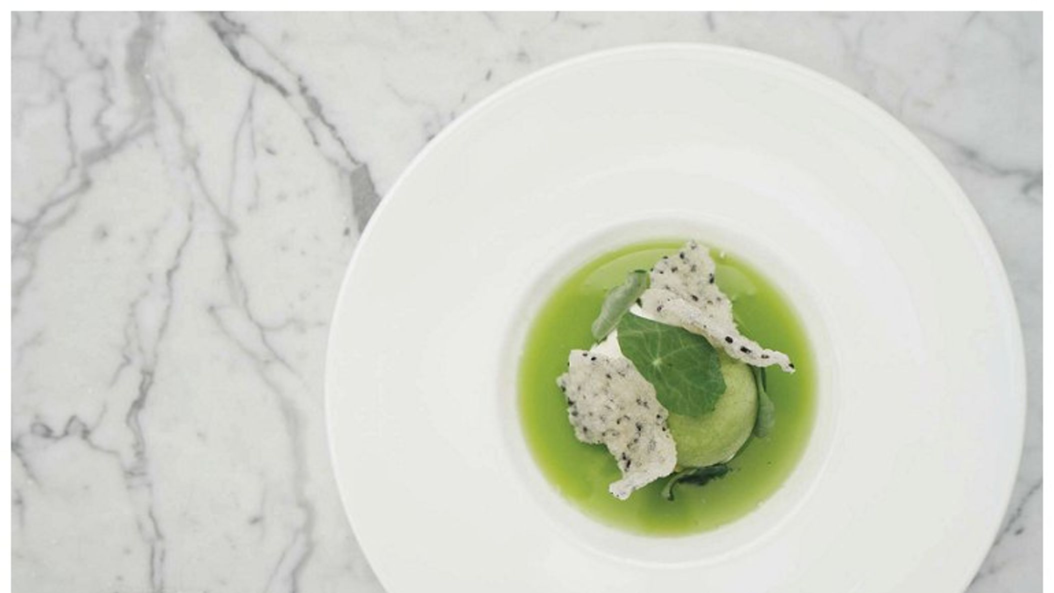 CWD/2021/Lettuce_Eat/Redbird_Los Angeles_1_yuzu custard, cucumber sorbet, basil syrup, rice cracker_1_1.jpg