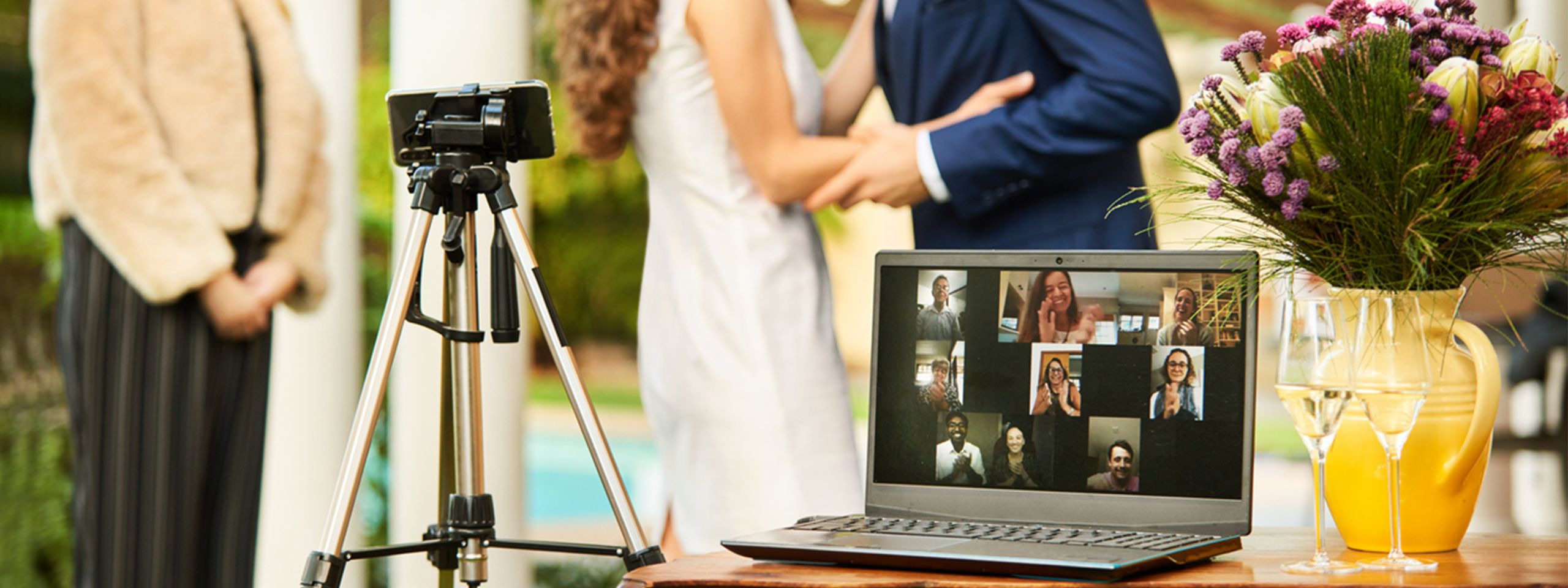Live streaming at wedding