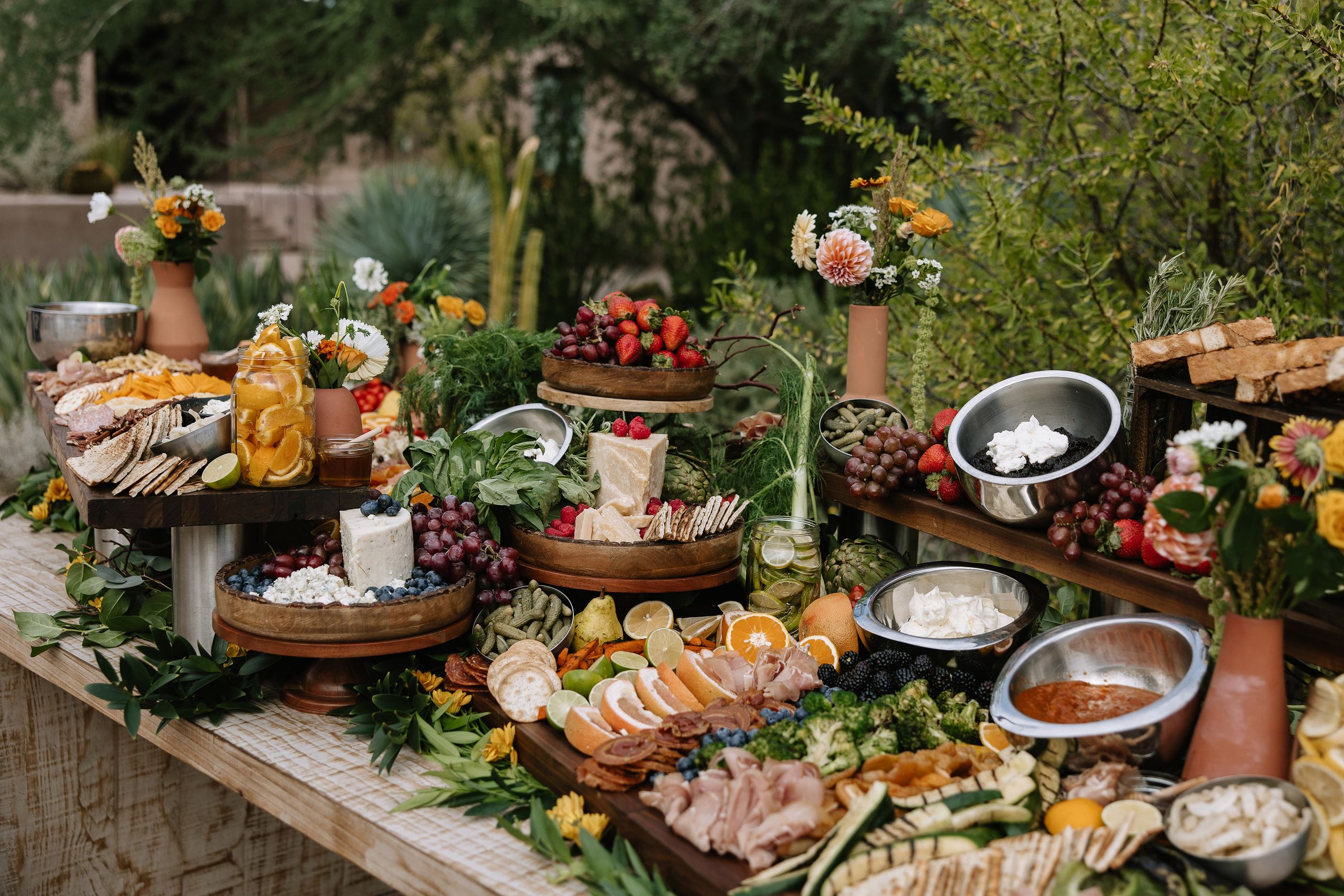 Food Centered Styled Shoot at  Desert Botanical Gardens in Phoenix
