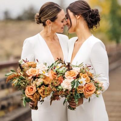 Meghan and Morgan Share an Intimate Moment on their Wedding Day at Brasada Ranch