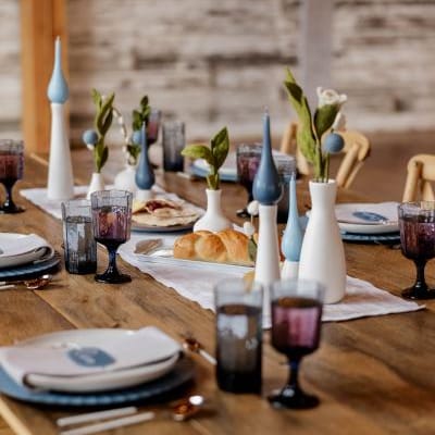Scandinavian Inspired Tablescape for Cozy Styled Shoot at Gathered Oaks