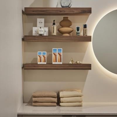 Aesthetically Pleasing Shot of Product Shelf at Cheeks + Co