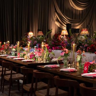Gucci wallpaper inspired wedding day design 
