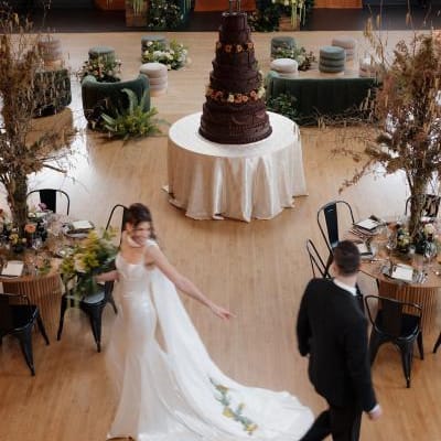 Models pose amidst winning floral design in styled shoot at The Evergreen