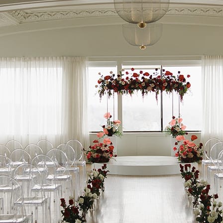 Ceremony scene at the Kimpton Cottonwood Hotel