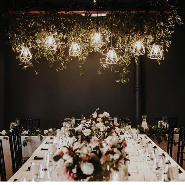 Wedding Reception Design at Solar Arts in Minneapolis