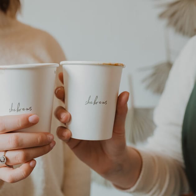 SheBrews coffee cart for catering