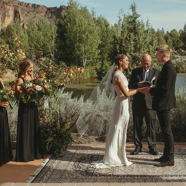 Gretchen and Tyler tie the knot at Ranch at the Canyons