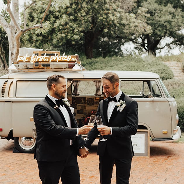 quail ranch same sex wedding