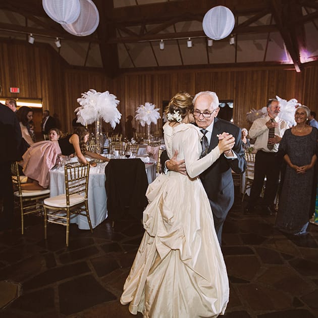 Medici and her grandfather share a special dance