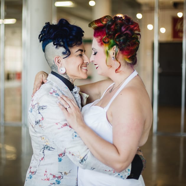 Two women get married in Minnesota