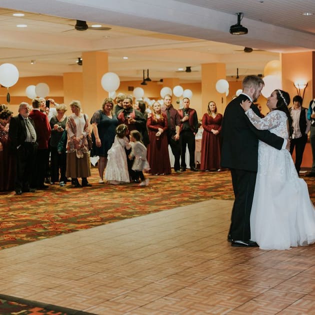 White and Crimson Wedding in the Woods | Wisconsin Bride