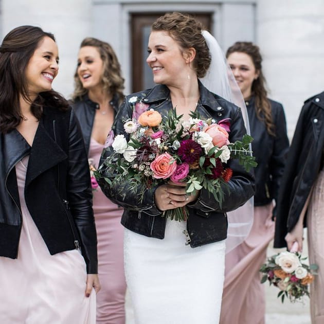 Delicate Wedding with an Edgy Twist at The Edgewater