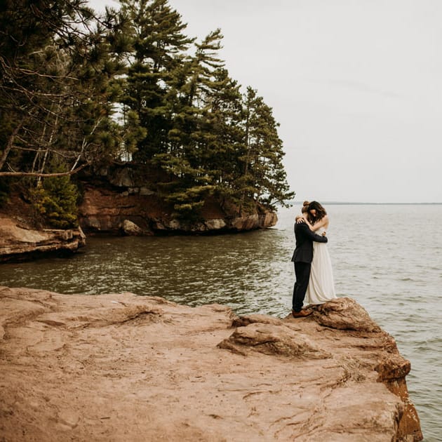 A couple forgoes a traditional wedding in favor of a romp through the woods, leading to some stunning shots