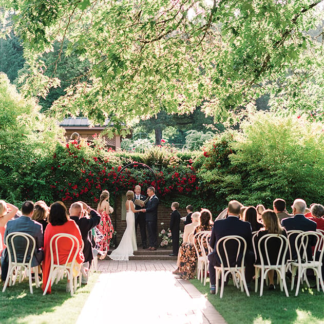 Evan and Sean's Wedding at the International Rose Test Garden