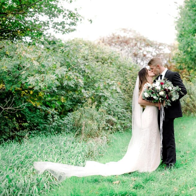 Organic Wedding at The Enchanted Barn | Wisconsin Bride