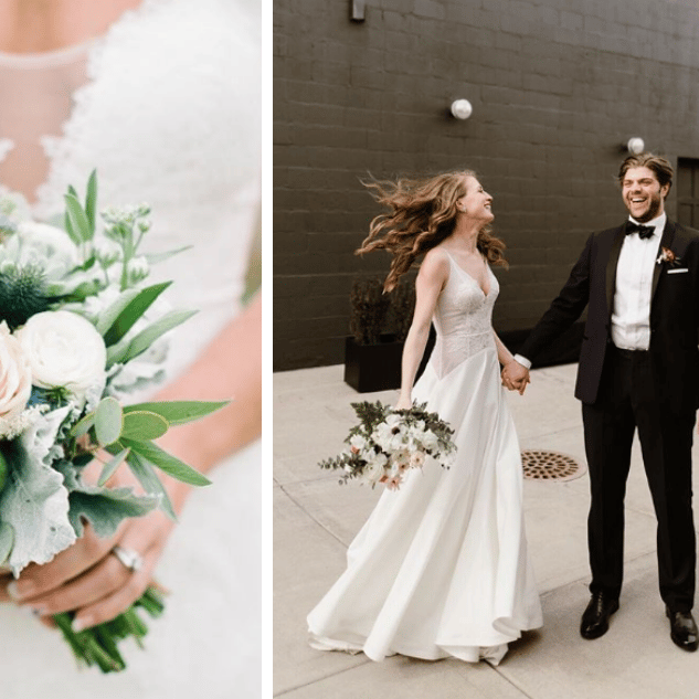 Timeless White Bouquets for the Minnesota Bride