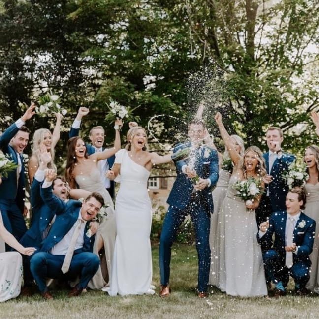 Photo by Lahzeh Photography with Bellagala, Bavaria Downs, Christina Ziemer Makeup Artist, Josh Moe and Ashley Skeie Events