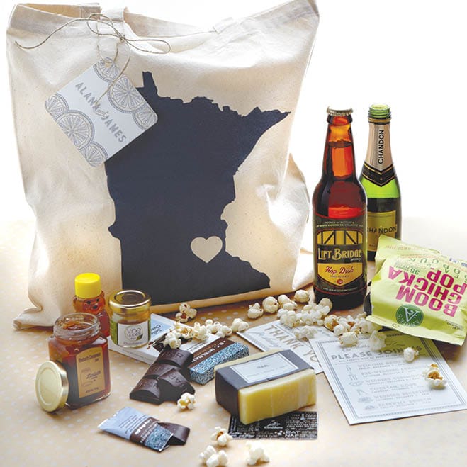 Wedding Gift Bags for Guests Minnesota
