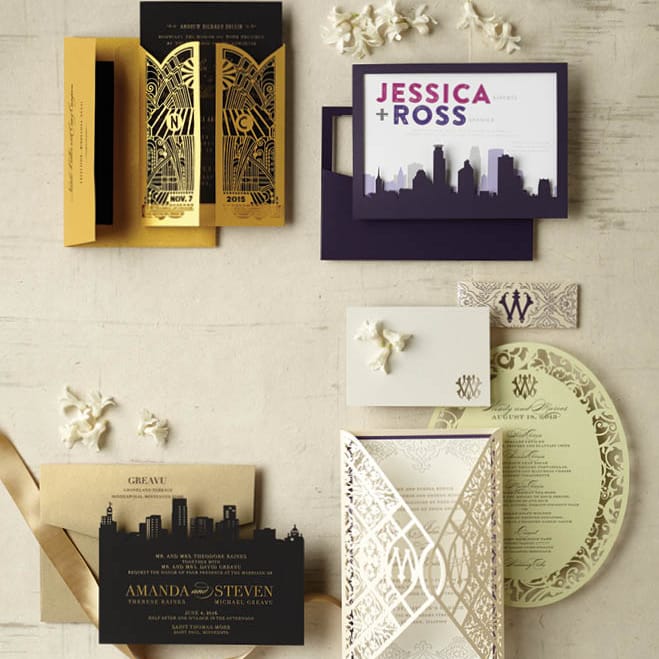 Laser Cut Wedding Invitations Minnesota