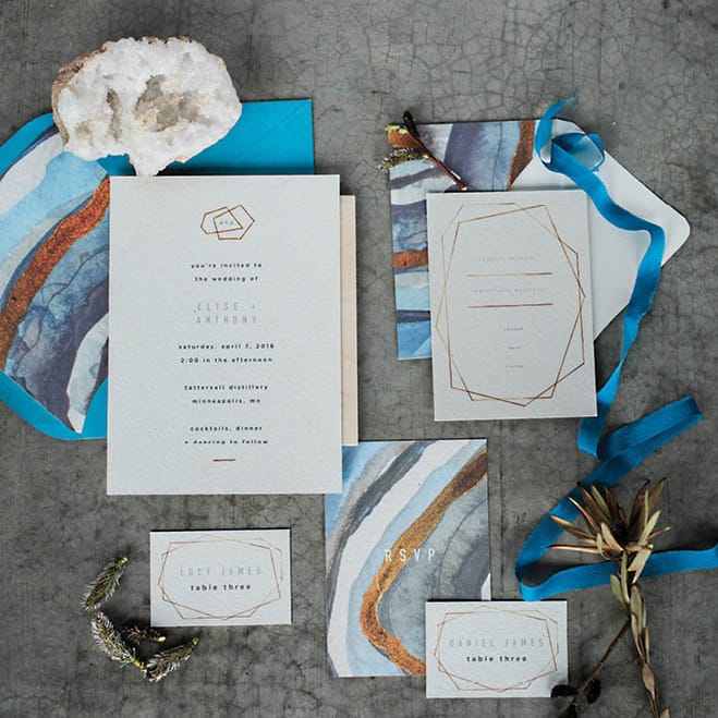 Wedding Invitation Suite Inspiration in Minnesota