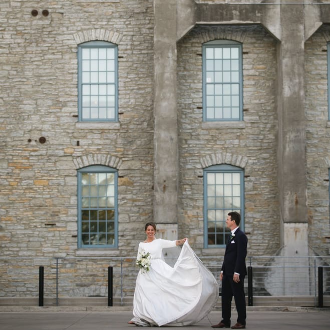 Minnesota Wedding Photography at Mill City Museum, Minneapolis