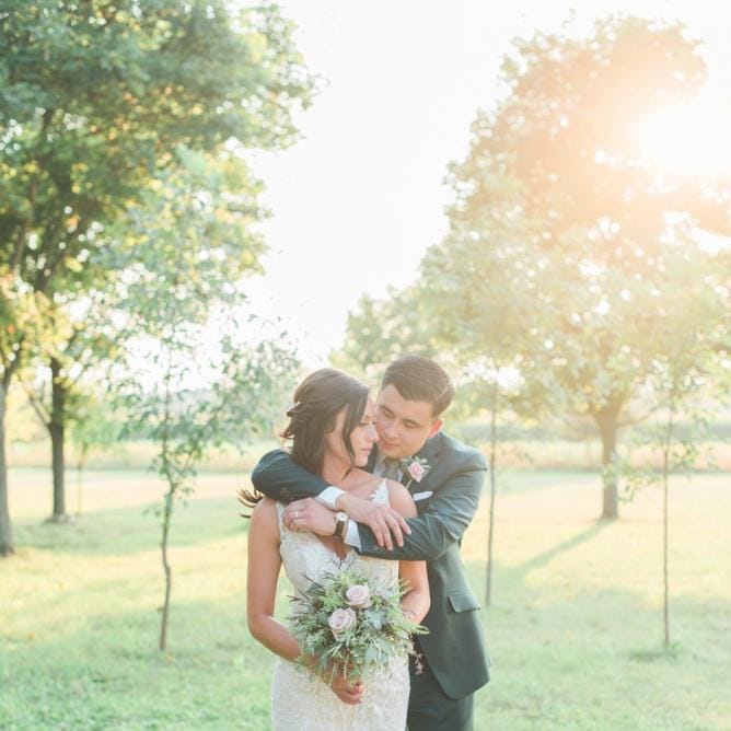 Woodland Backyard Wedding in New Berlin | Wisconsin Bride