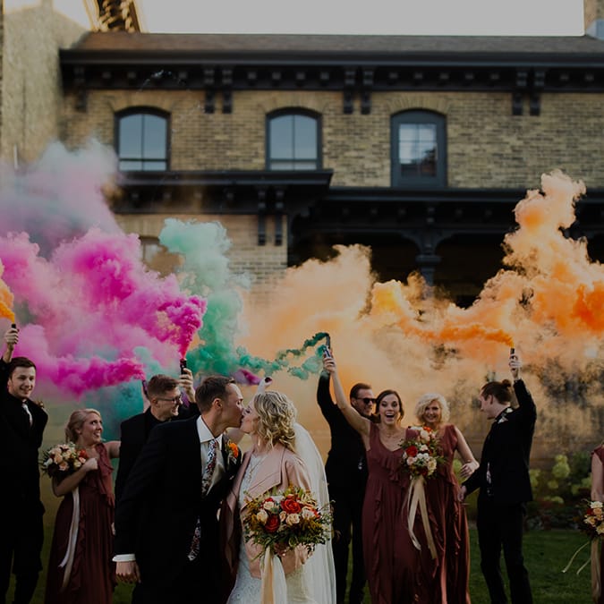Hannah and Corey, photo by Lichter Photography
