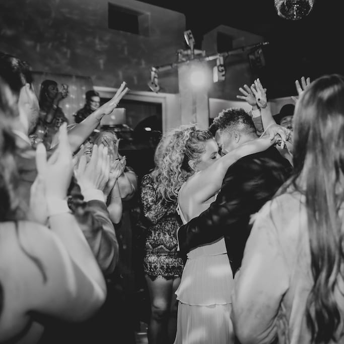Amanda and Claude Share a Dance in Unique Floral Forward Wedding at La Lomita Ranch