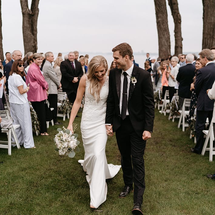 Morgan and Jake wed at Bishops Bay Country Club