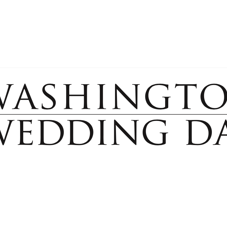 Black Washington Wedding Day logo against white background