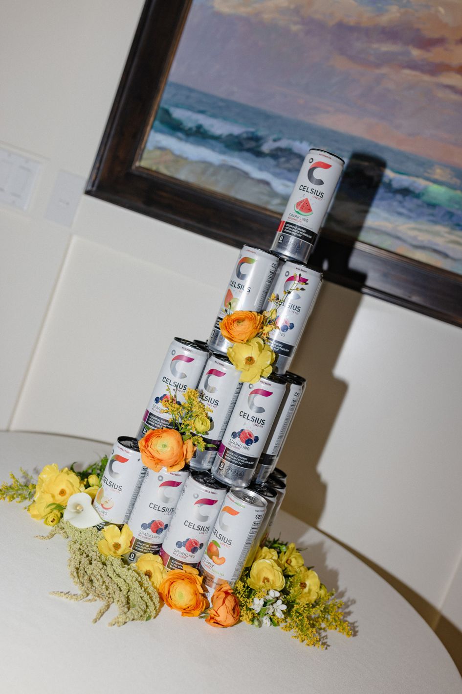 celsius champagne tower
