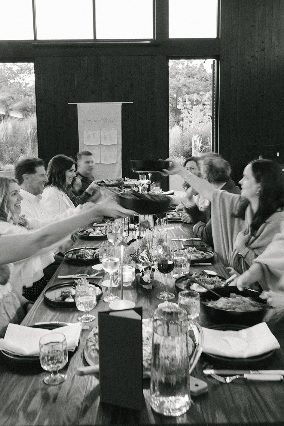 wedding reception intimate