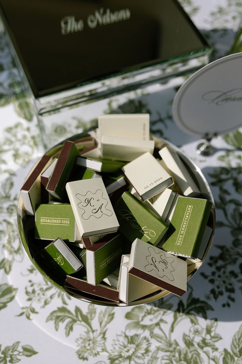 custom matchbox favors