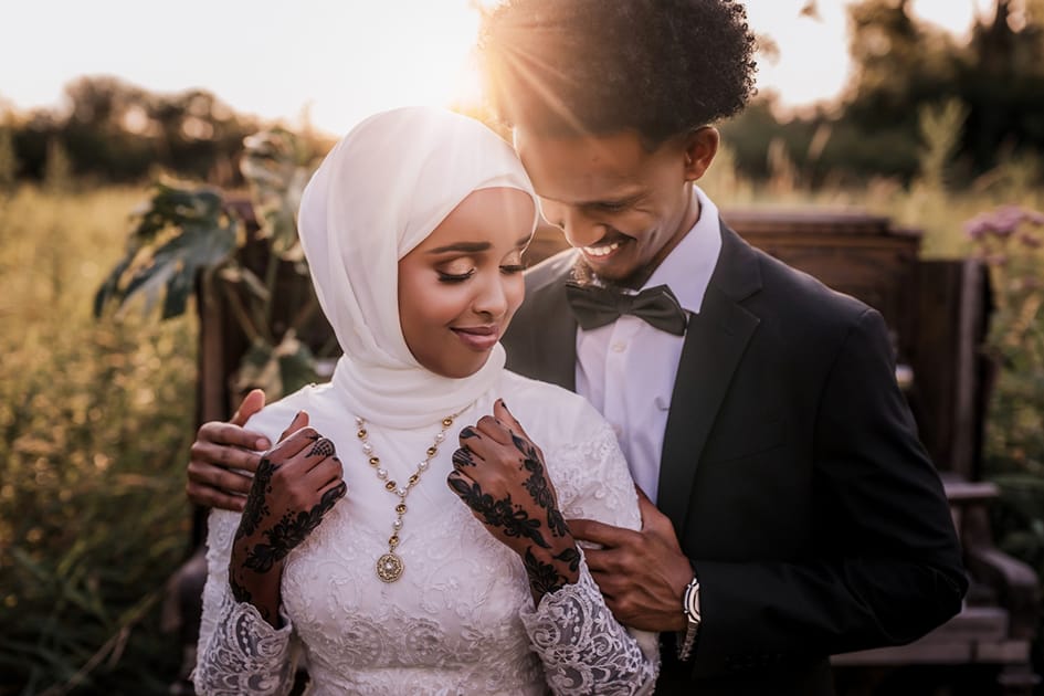 indian wedding newlywed couple