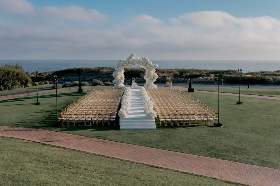 black tie wedding terranea